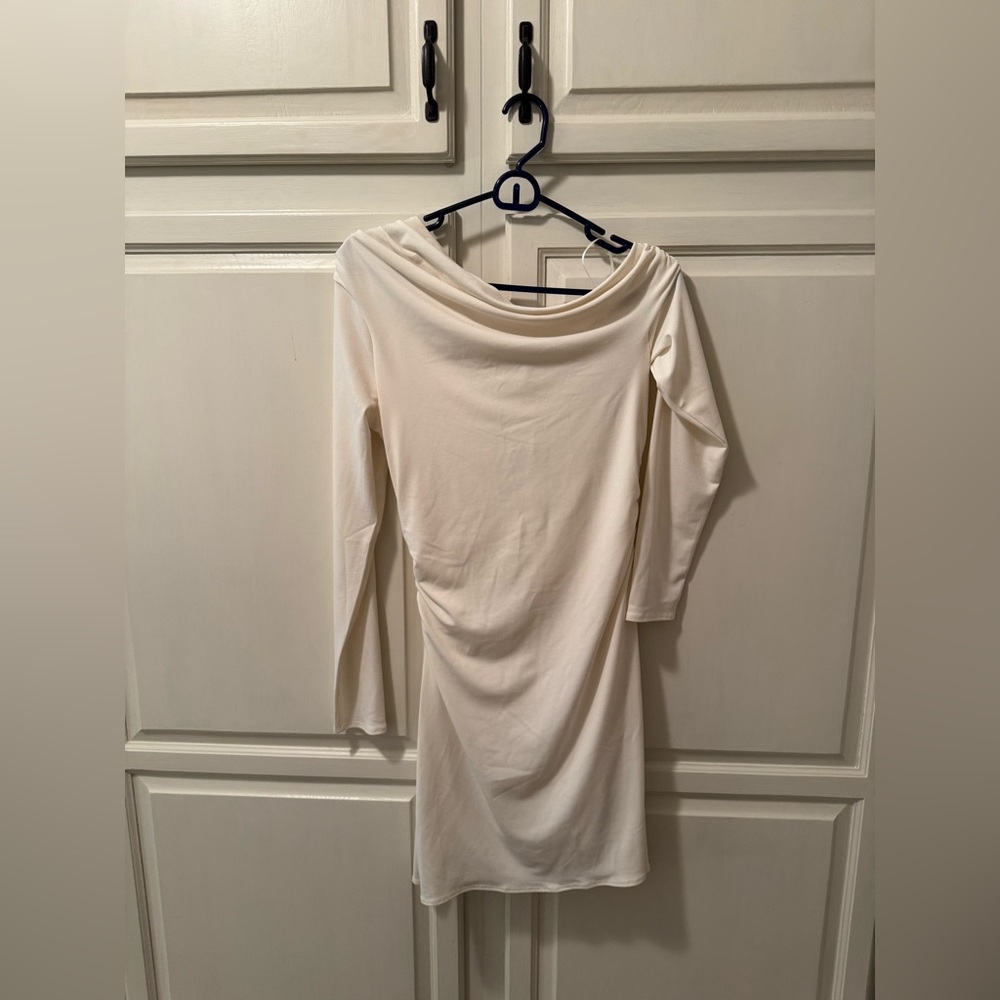 One shoulder long sleeve mini dress - NWT